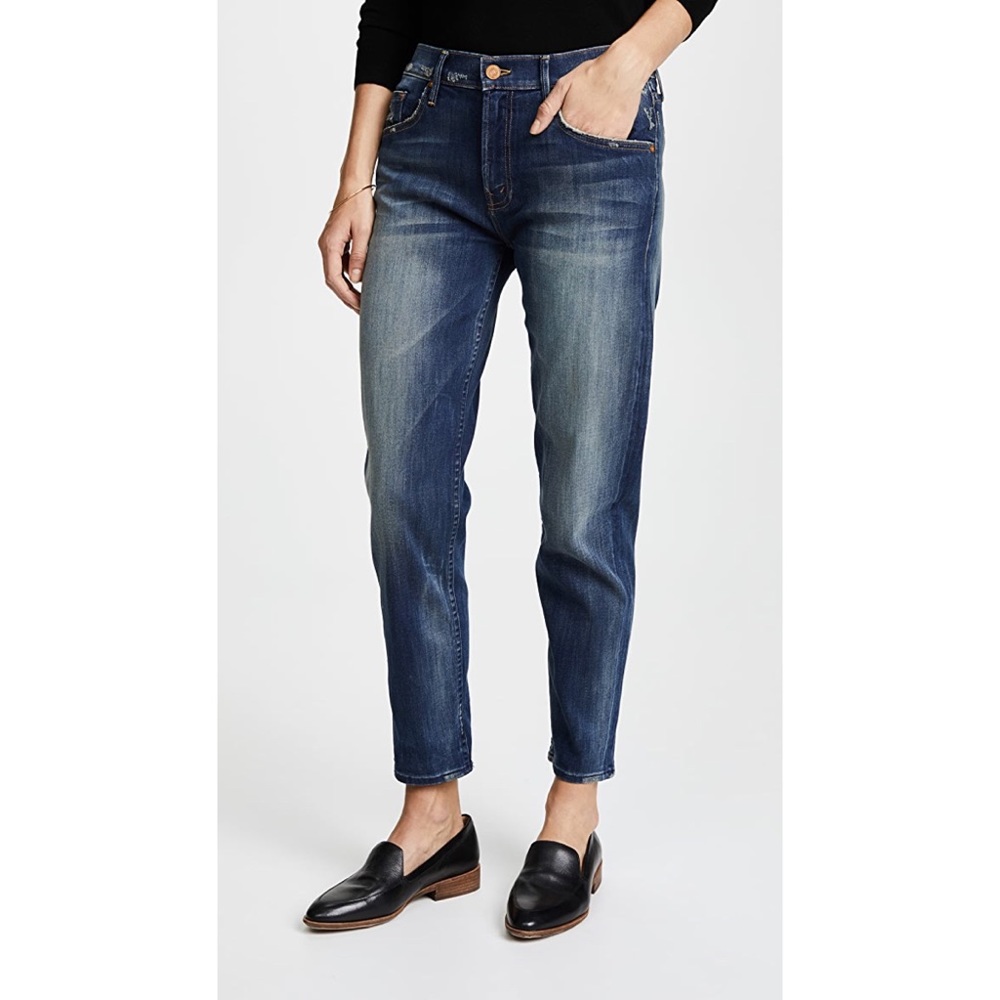 Mother The Dropout Boyfriend Jeans Tequila Truth